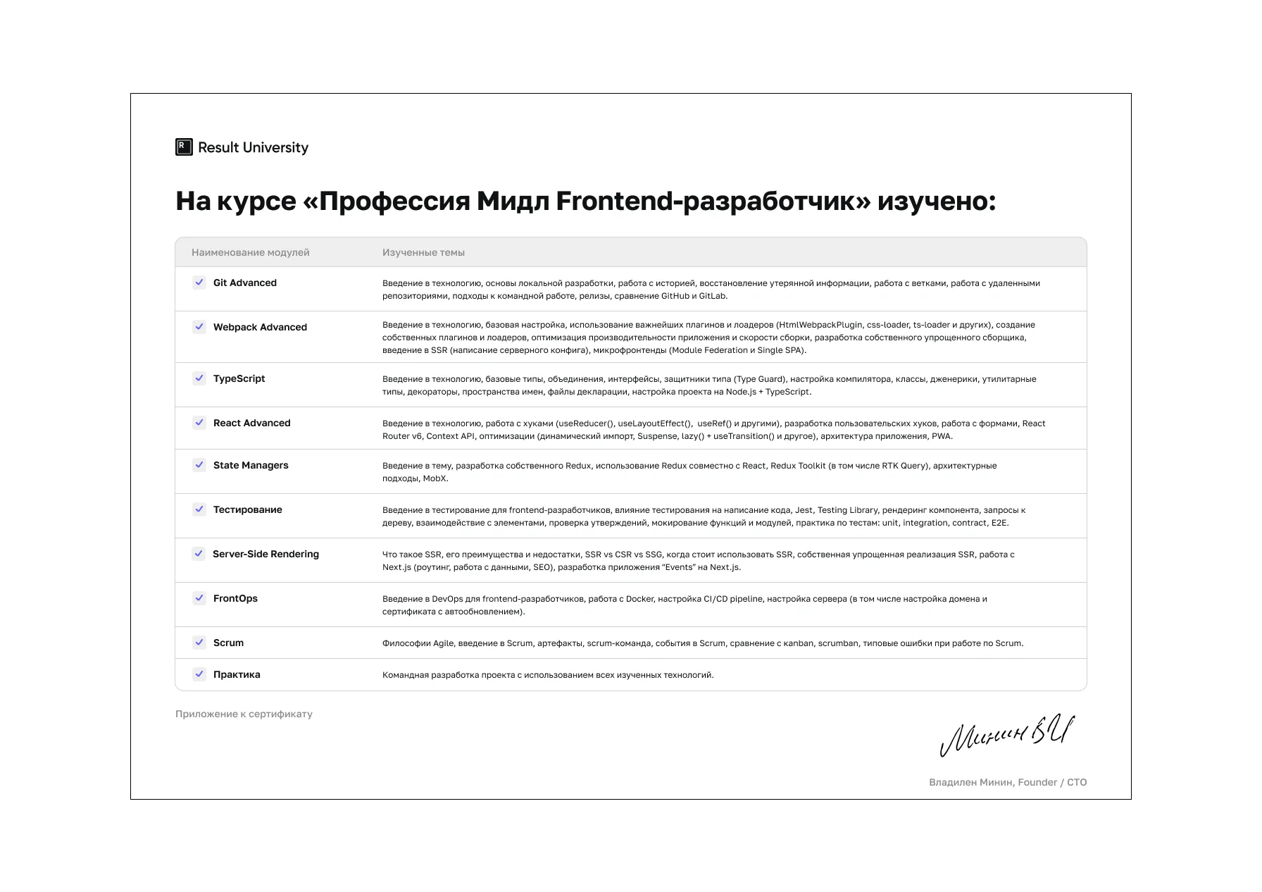 Junior Middle-разработчик